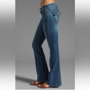 TRUE RELIGION JEANS RAINBOW JOEY DENIM VINTAGE 90'S MADE IN USA 28